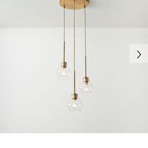 Modern Gold Pendant Light Fixture